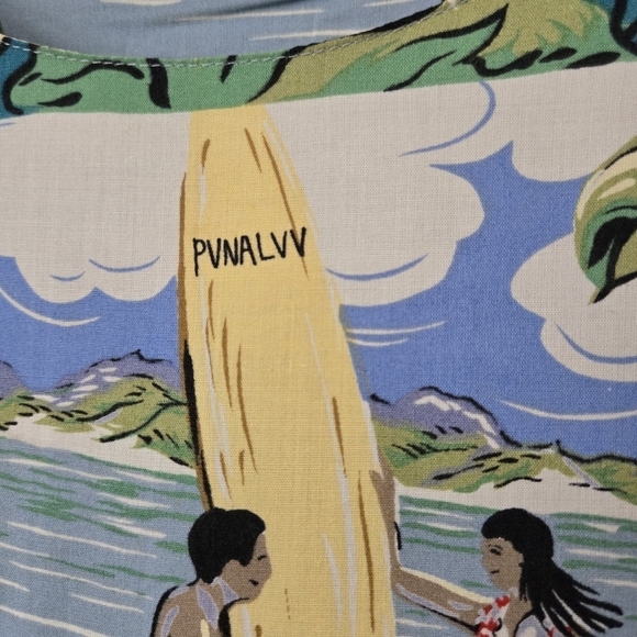 Reyn Spooner Vintage Hawaiian Maxi Sleeveless Resort Vacation Dress w/Pockets - Picture 4 of 9